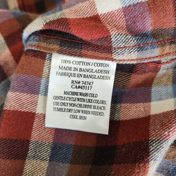 Hobbs Creek Men's Long Sleeve Button Up Flannel Shirt, Large - Picture 5 of 9